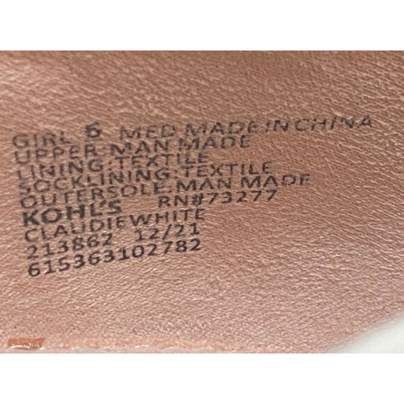 SO Claudie Girls' Mary Jane Heels, Size: 6, White - Picture 8 of 12